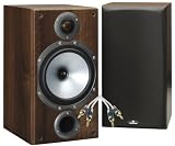 Monitor Audio BR2 packaged (Walnut finish) with 10 Metres QED Micro Speaker Cable