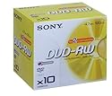 Sony - DVD-RW (rewritable), 2x, 10 DVDs mit je 120 Minuten