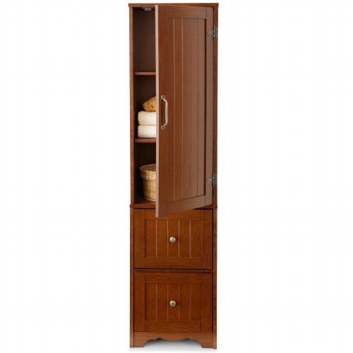 JCP Home Cambridge Tall Linen Cabinet - Espresso