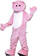 Pig Plush Economy Mascot Adult Costume - Mascot Costumes
