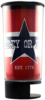 Spit Bud Portable Spittoon Bottle - Cupholder Friendly - Spill Resistant - Built In Can Opener and Holder - Liberty or Death #2 by The Dipper Brotherhood