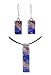 Dichroic Pendant and Earrings Set - XS-22 - .925 Sterling Silver - Exact Set