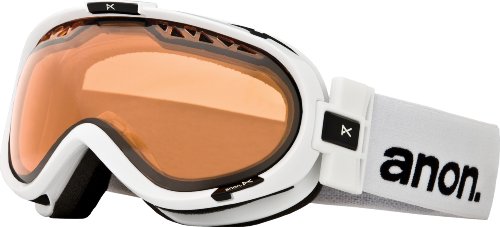 ANON Herren Schneebrille SOLACE PAINTED, WHITE/AMBER LENS, 233405