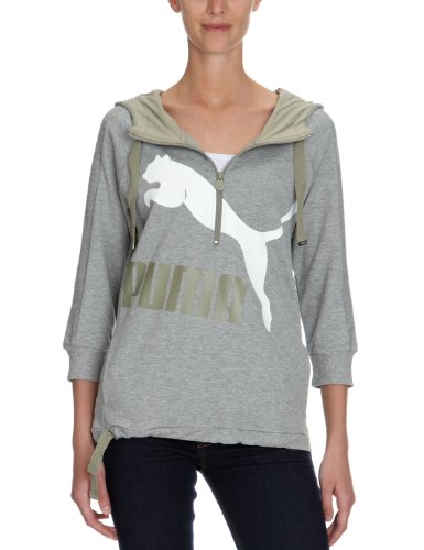 PUMA Damen Top Logo Summer Cover-up, athletic gray heather, S, 560677 03 Preisvergleich