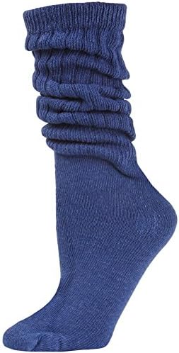 Excell Extra Heavy Slouch Socks - 1 Pair - Blue