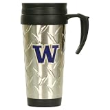 NCAA Stamped Metal Travel Mug - Washington University Huskies