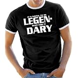 Touchlines Herren Kontrast / Ringer T-Shirt How I Met Your Mother - Legendary, black/white, M, B5105von "Touchlines"