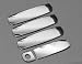 Stainless Steel Side Door Handle Cover Trims For Audi A3 Quattro RS4 Avant A4 All Road A6