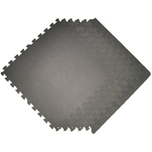 GRAY 192 SQ Ft Pack foam interlocking mats anti fatigue exercise flooring safety gym multi purpose floor mat RC race track racetrack yoga pilates eva garage tradeshow booth retail