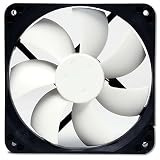 Nexus 120mm Real Silent Case Fan D12SL-12 - Black & White.