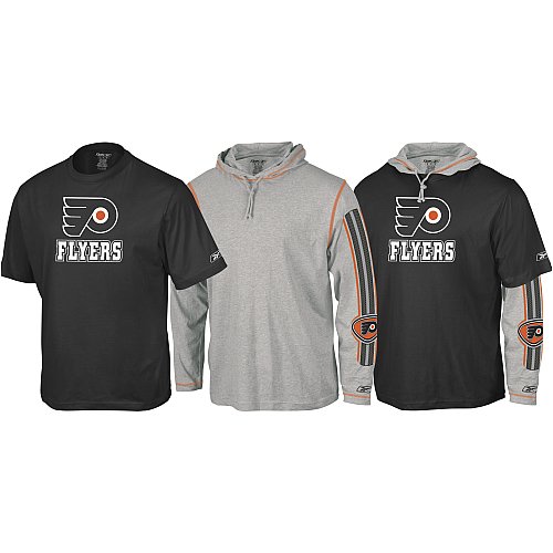 Childrens Toyshop  Sporting Goods : Reebok Philadelphia Flyers 3 in 1 Hoodie and T-Shirt Combo