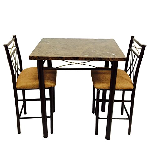 Hodedah High Table with 2 Chairs - coconuas232