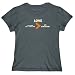 T-Shirt Womens Dark Silver " Love Coton De Tulear > My Girlfriend " Dogs