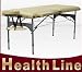 Healthline 2 Fold Portable Light Massage Table-sand