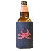 Red Skull & Crossbones Beverage Koozie