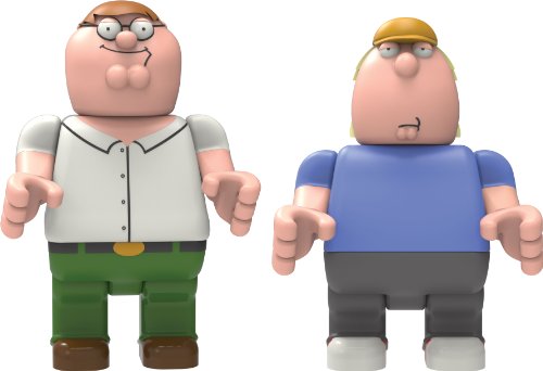 K'nex Family Guy-Peter and Chris Buildable Figures