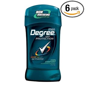 Degree Men  Anti-Perspirant & Deodorant, Cool Comfort 2.7 Ounce (Pack of 6)