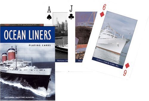 Childrens Toyshop  Toys : Piatnik Playing Cards - Ocean Liners single deck
