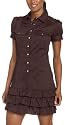 XOXO Juniors' Snap Front  Short Sleeve Dress