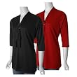 Match Womens Plus Size 3/4-sleeve Top