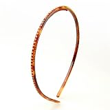 Prise Ruby Amber - Cubitas Avignon Collection (Made in France, Swarovski Crystals, Hair band)