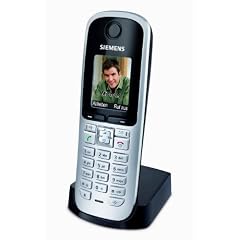 Gigaset S68H DECT Mobilteil (beleuchtetes grafisches Display, Freisprechfunktion, Bluetooth) inkl. Ladeschale titanium