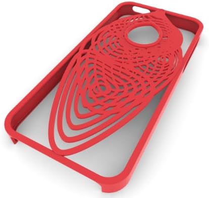 3D Printed Cocoon iPhone 5 Case, Red