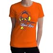 J.Roxx Comic Damen T-Shirt Street Style Skull Skull for Party, Biker, Emo, Punk, Gr��e:XXL;Farbe:rot