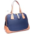 Oversize Arizzo Tote with Faux Leather Trims - Colors Available