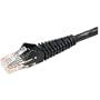 Tripp Lite N001-025-BK Cat5e 350MHz Black Snagless Molded Patch Cable RJ45M/M - 25ft