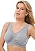 Woman Within Plus Size Wirefree Cotton Leisure/Sleeping Bra by Comfort Choice