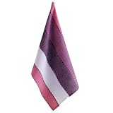 Tonal Stripe Waffleweave Dishtowel - Magenta