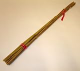 Tonkin Bambusstock Bambustab Bambus Holzstab Pflanzstütze Rankstab Rankhilfe Stab Pflanzstab 75 cm, 4x10 Stk.