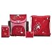 Esprit Schulranzen 5 tlg. Ergo Comfort rot 111EML717.38 41nlbjZrOeL. SL75 Toito Wear Schulranzen Set Football