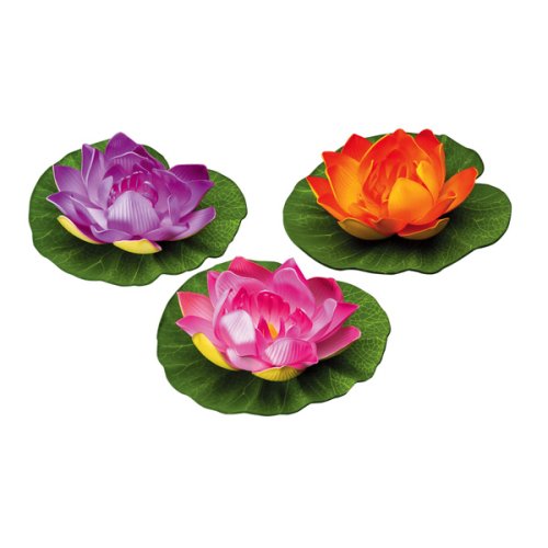 Sunterra 350150 7-Inch Floating Lily Pad Assorted Colors