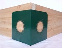 Quick Corners for Raised Garden Beds - Green with Sunburst Design - Set of 4 Corners