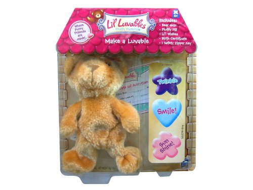 Childrens Toyshop  Toys : Li'l Luvables - Gold Teddy Bear Skin