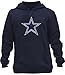 Mens Athletic Football Cowboys Pullover Hoodie