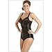 Camille Womens Ladies Black Underwired Lace Shapewear Body