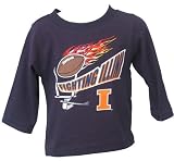 Infant Illini Football Longsleeve Tee