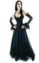 Miederkleid, Gothic, Mieder Kleid Dark Lady Gr. 40-42 103 Schwarz