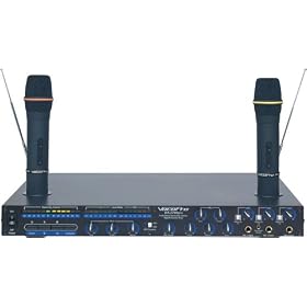 VocoPro DA-2277 Mixer & Rechargeable Wireless Mic System