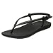 HAVAIANAS WOMEN'S FIT THONG SLING BACK FLIP FLOP FLATS BLACK SIZE 6/7