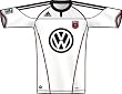 MLS D.C. United Boy's Replica Away Jersey (White, Black, D.C. Red, M)