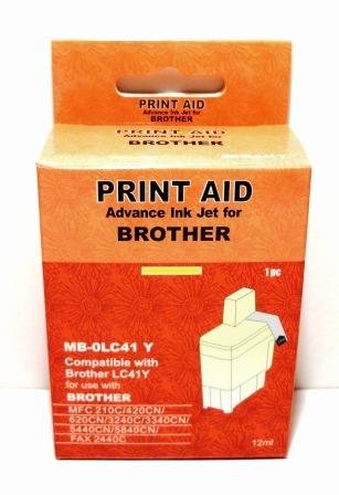 BROTHER LC970 COMPATIBLE YELLOW INKJET CARTRIDGE - DCP135C DCP150C DCP153C DCP157C MFC235C MFC260C