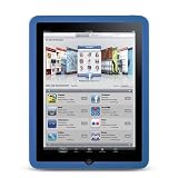 Premium Blue Soft Gel Silicone Skin for Apple iPad 16GB, 32GB, 64GB Wi-Fi and WiFi + 3G