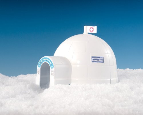 Childrens Toyshop  Third Party New : Animal Hospital On Location - Polar  - Ice Hospital & Skidu