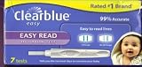 ClearBlue Easy Read Ovulation Pregnancy Test 99% Accurate 7 TESTS