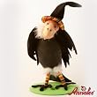 12" Vivian Vulture Witch By Annalee 12" Vivian Vulture Witch By Annalee