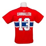 Montreal Canadiens Mike Cammalleri YOUTH Jersey Stripe Player Name & Number T-Shirt Size L